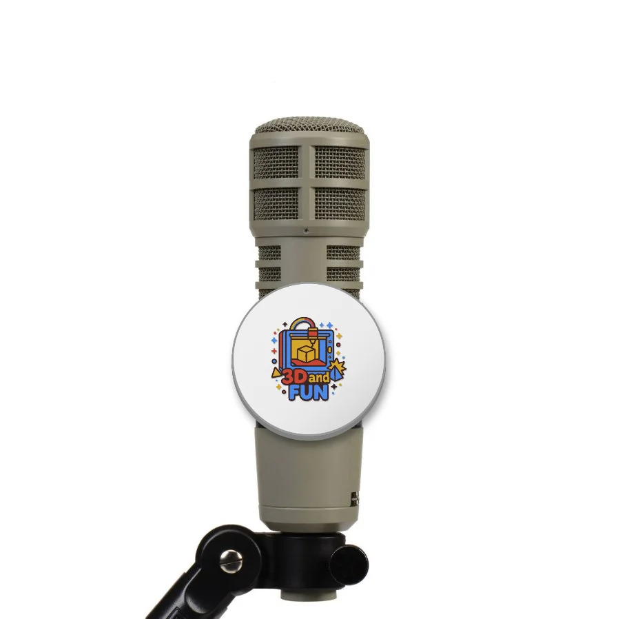 Electro-Voice RE20 compatible Clip On Microphone Logo Cover