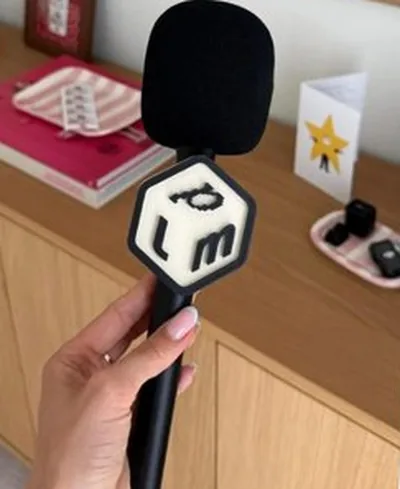 PLM custom 3D printed microphone cover by 3dandfun