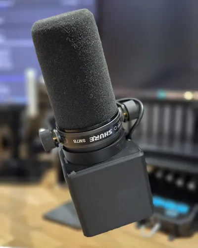 Shure SM7B / SM7dB Box Cube microphone cover, custom 3D printed by 3dandfun