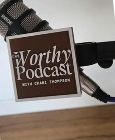 Worthy Podcast custom 3D printed microphone cover by 3dandfun