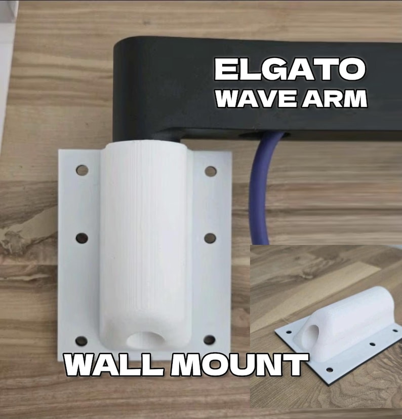 Elgato Wave Arm compatible Microphone wall mount