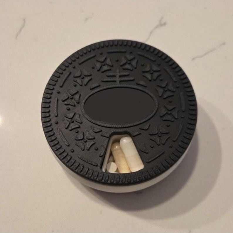 Oreo Cookie Pill Box 7 day organiser
