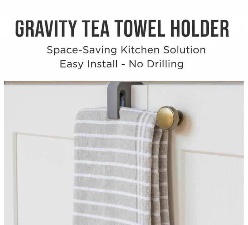 Cupboard Door/Drawer towel rail