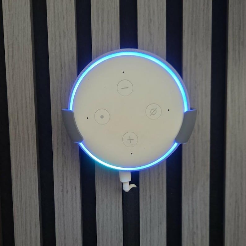 Echo dot compatible Acoustic wall Panel screwless mount