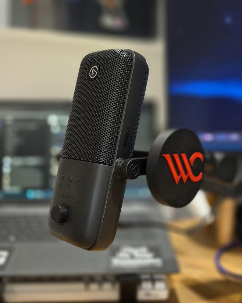 Elgato Wave Microphone removable clip on logo cover