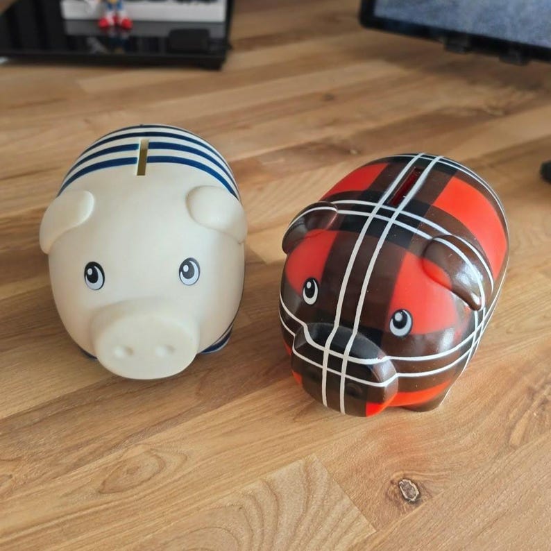 Posh Pigs - McPig & French Piggy Bank